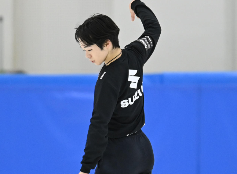 鍵山選手　練習画像